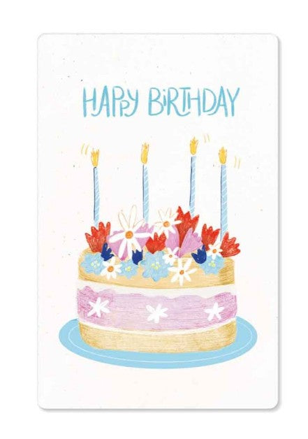 Carte postale Kind - Happy Birthday Cake - KM0630EN