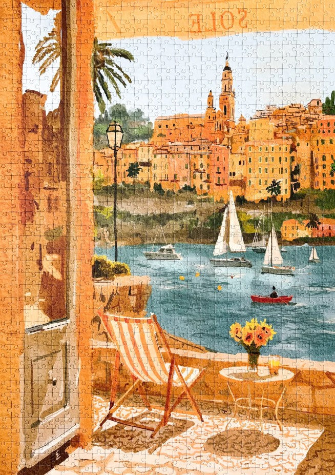 Puzzle - Menton France - 1000 pièces