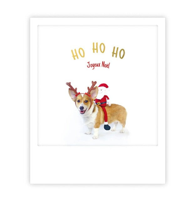 Carte postale - ho ho ho joyeux noel - XM0204FR
