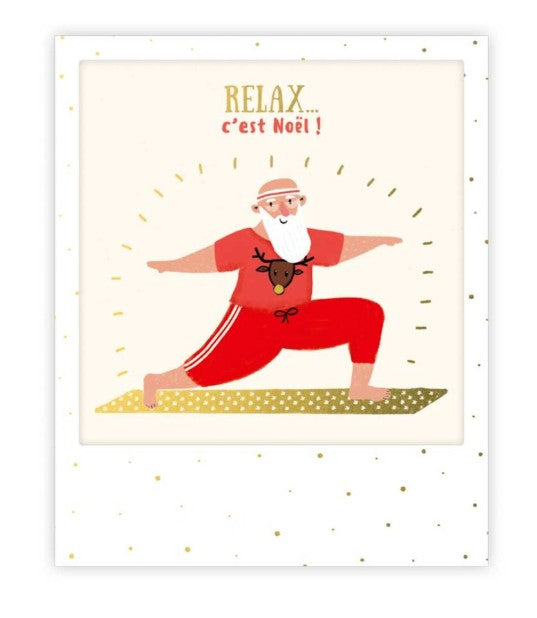 Mini carte postale - Relax...c'est noel! - XMP0213FR