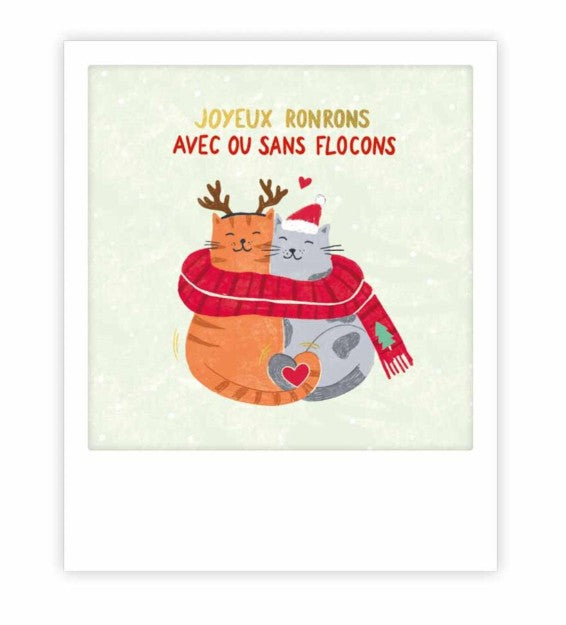 Mini carte postale - Sans flocons - XMP0259FR