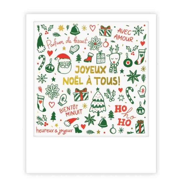 Mini carte postale - Joyeux noel à tous - XMP0267FR