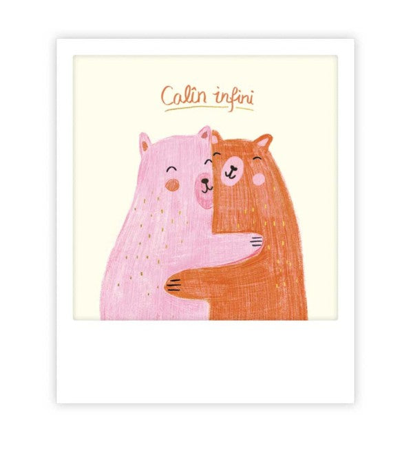 Mini carte - Calin Infini Bear Hug - MP1166FR