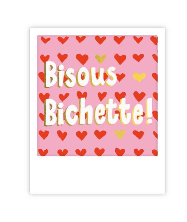 Mini carte - Bisous Bichette - MP1190FR