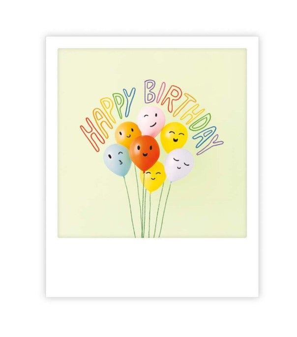 Carte postale - Happy Birthday balloons - ZG1677EN