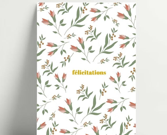 Carte simple - Rosie - Félicitations