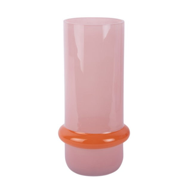 Vase - Animado Anillo - L - pink/orange