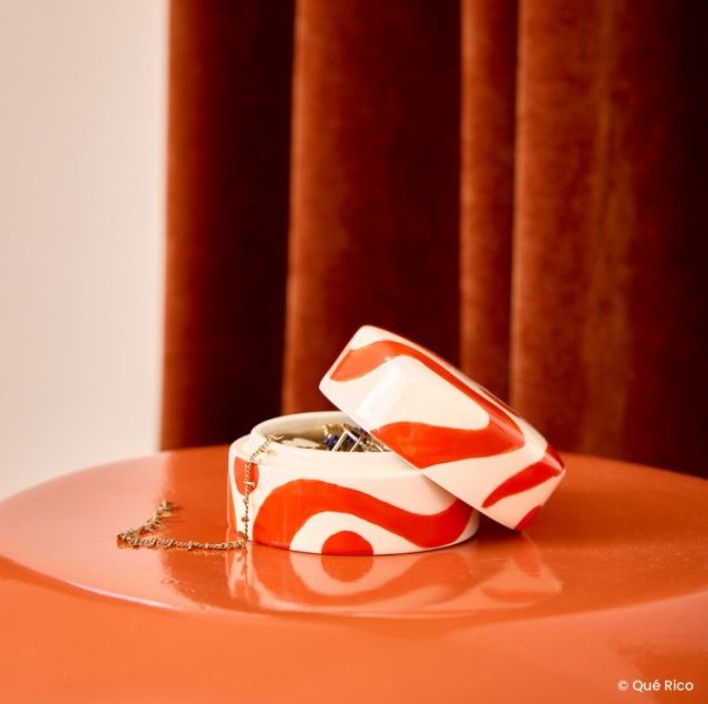 Boîte à bijoux Palomina - Orange