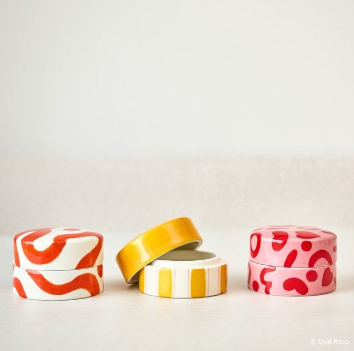 Boîte à bijoux Palomina - Jaune