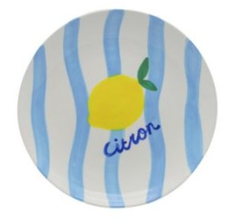 Assiette Diego - Citron