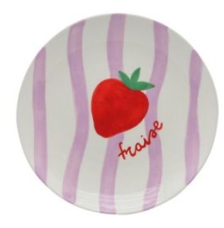 Assiette Diego - Fraise