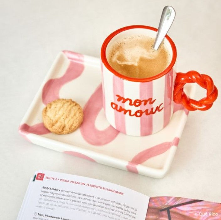 Plateau Javier - Spanish swirls - Pink