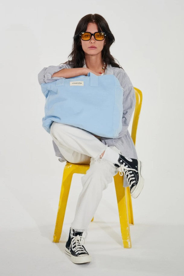 Célestins - The 24h bag en coton recyclé - Ice Pop Blue - été 2026