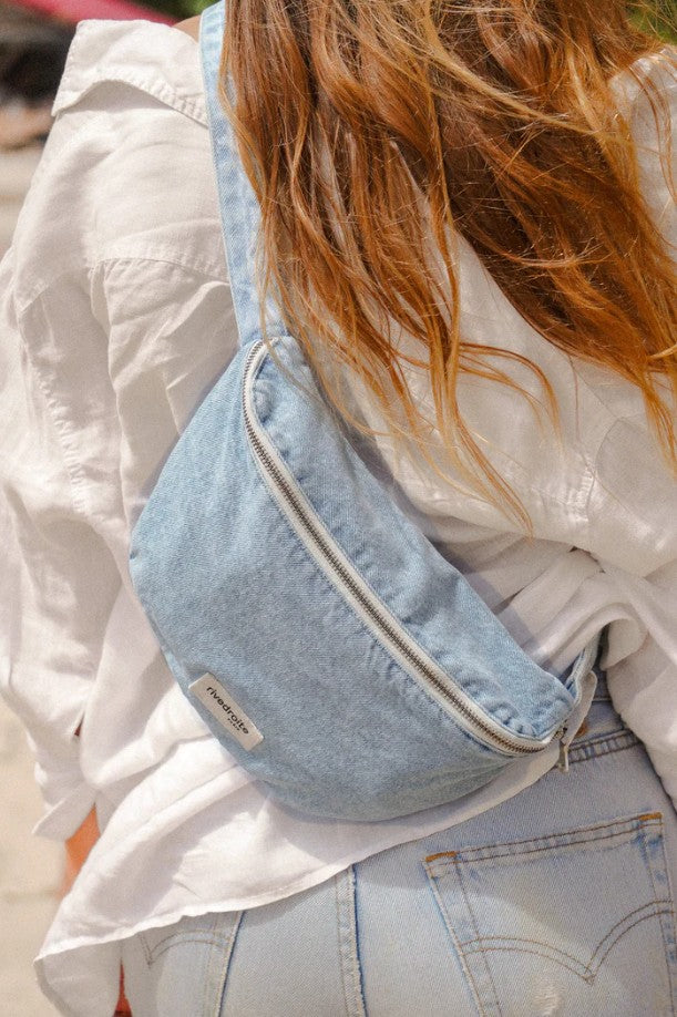 Custine - Le sac Banane - Salted washed denim - été 2026