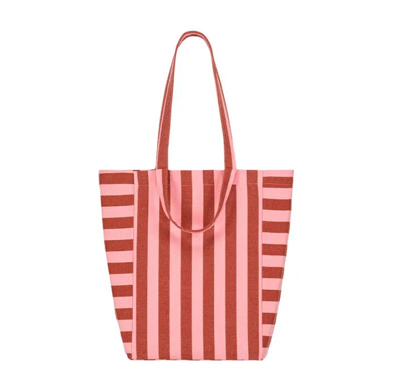 Sac Elisabeth - Rayures - brick/pink