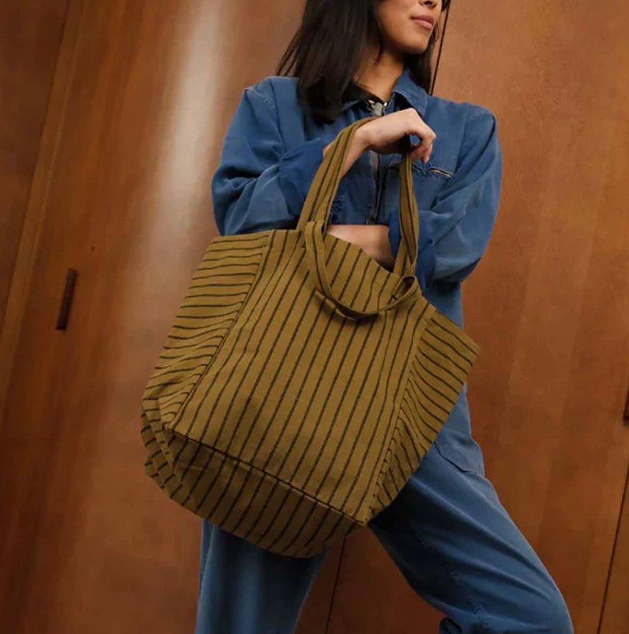 Sac Elisabeth - Rayures - Tennis olive