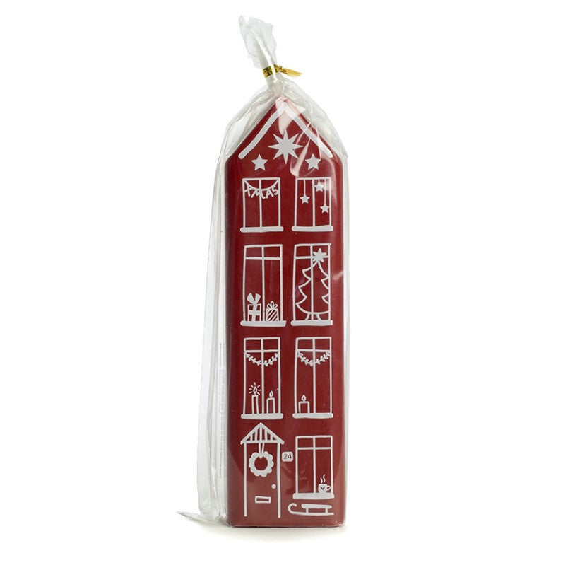 Bougie Maison - Haute - Rouge