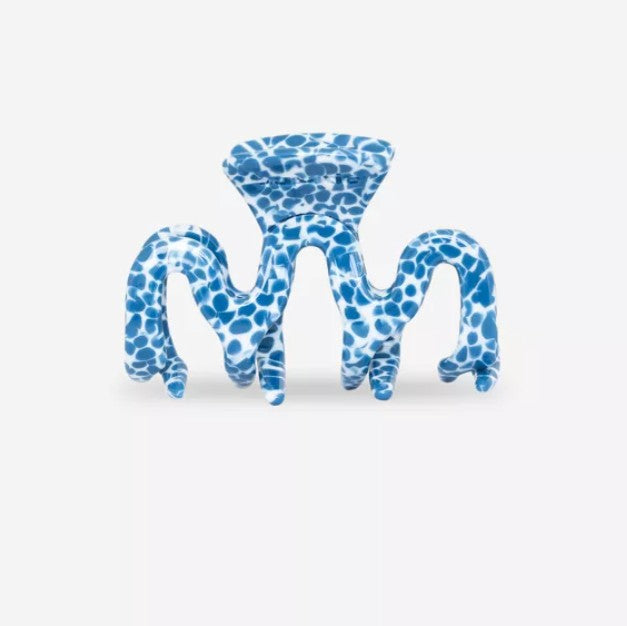 Pince à cheveux - Wave - Denim