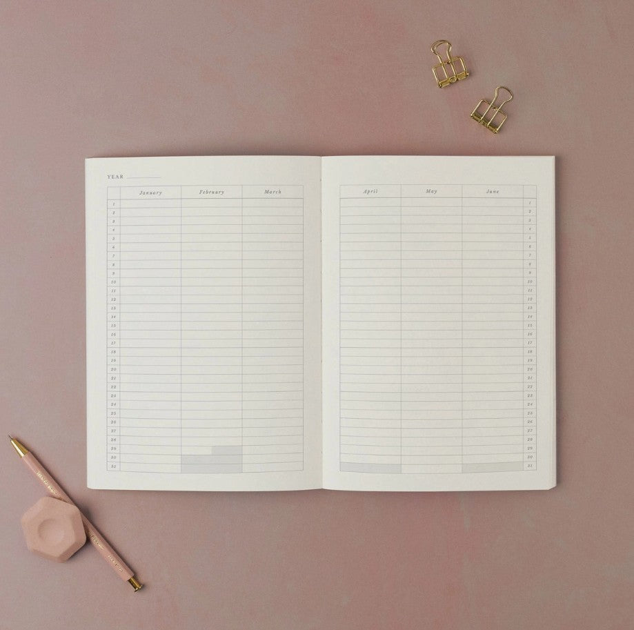 Plannificateur journalier - Rhythm monochrome