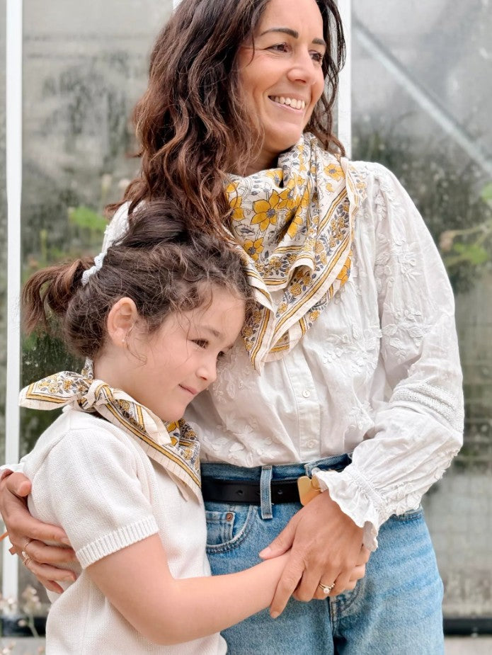 Foulard Agra - Bouton d'or