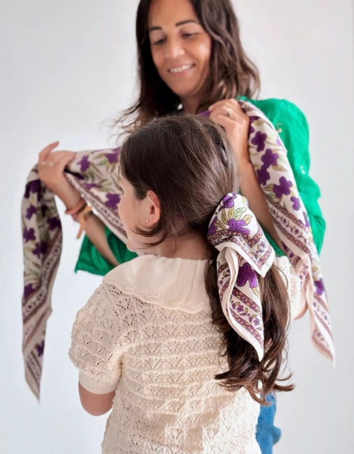 Foulard Jaipur - Lavande