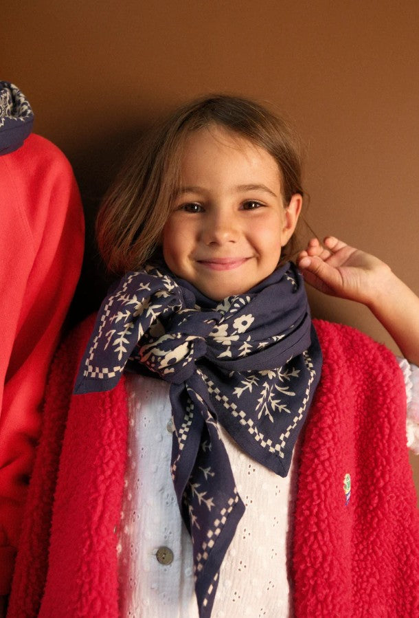 Foulard Mysore Bandana - Marine