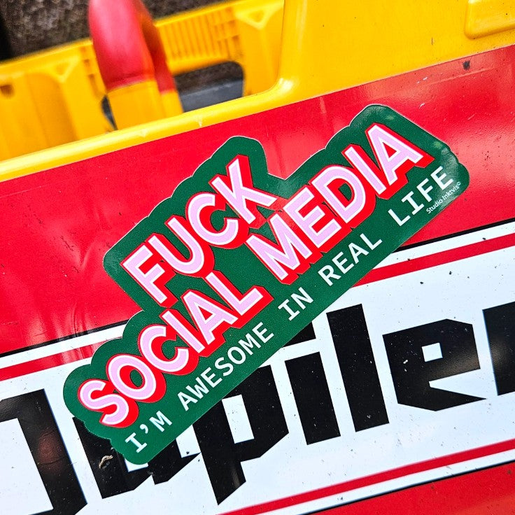Sticker - Fuck social media