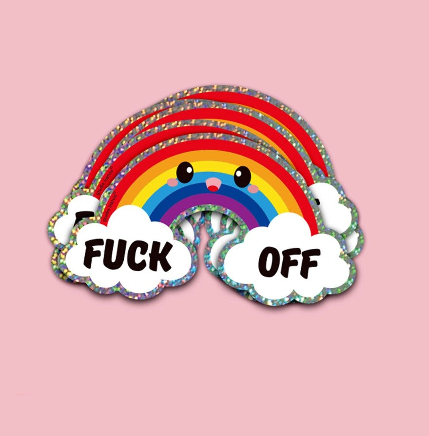 Sticker - Rainbow fuck off
