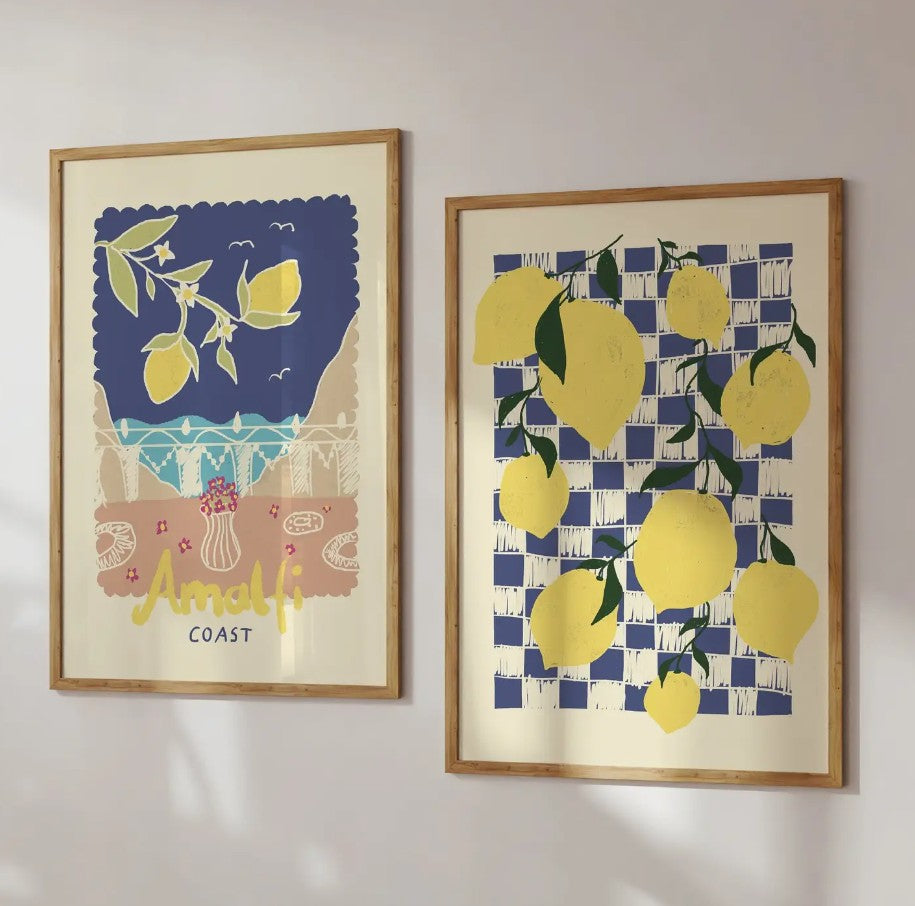 Affiche A3 - Balcon Amalfi