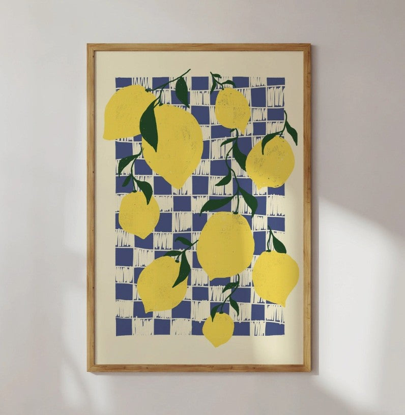 Affiche A3 - Citrons