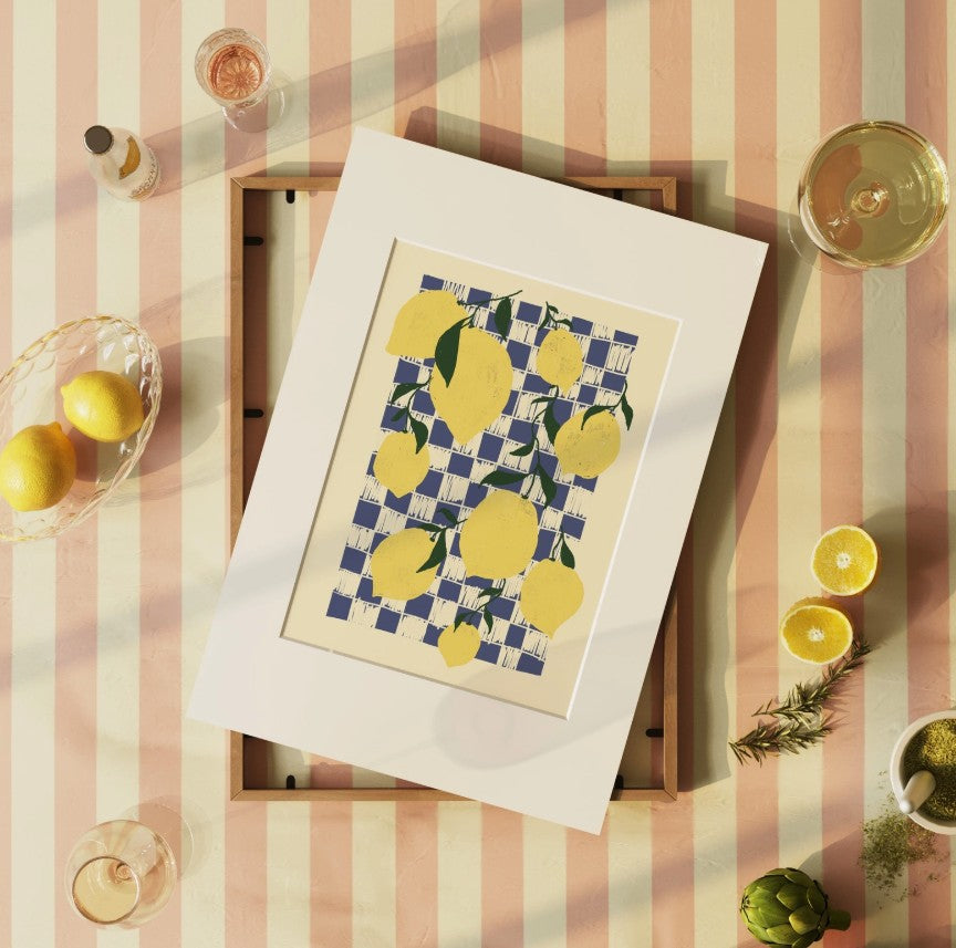 Affiche A3 - Citrons