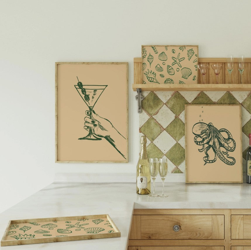 Affiche A4 - Coquillages