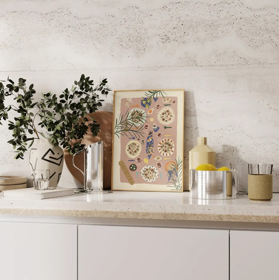 Affiche A3 - Table dressée