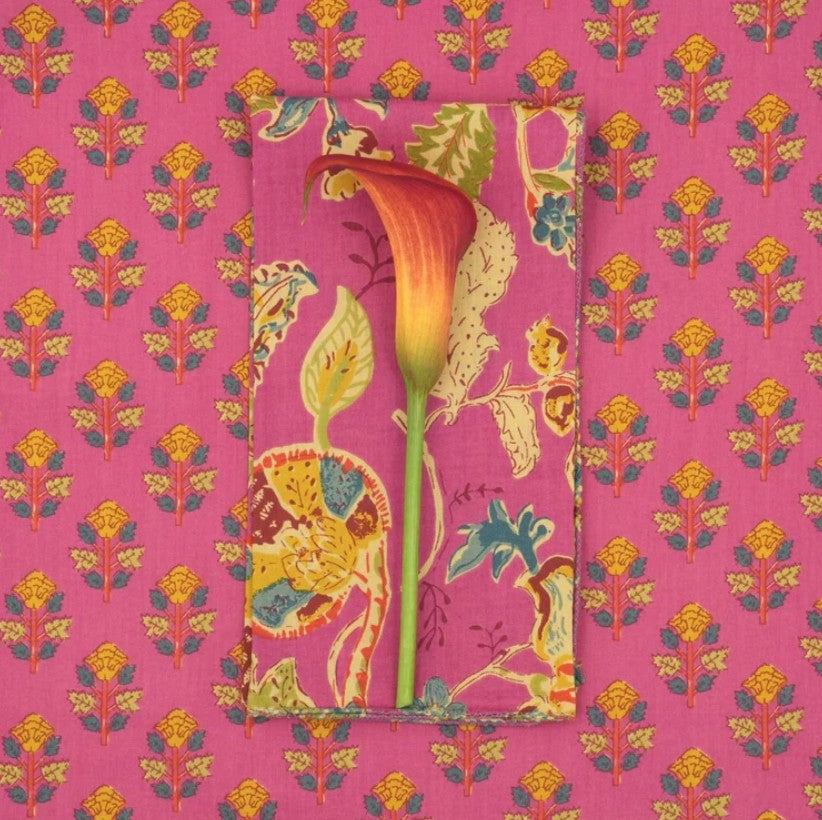 Serviette de table en tissu - Liseron - Carmine