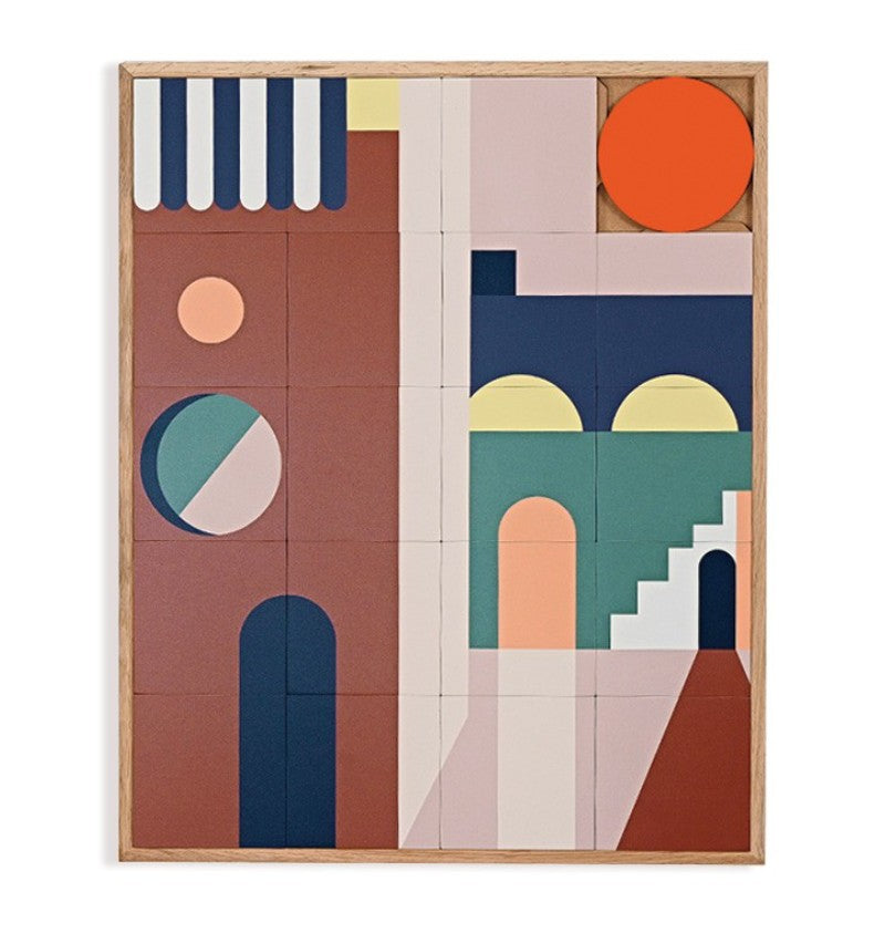 Tableau Décoratif Mural Artistique en Bois - Ariad