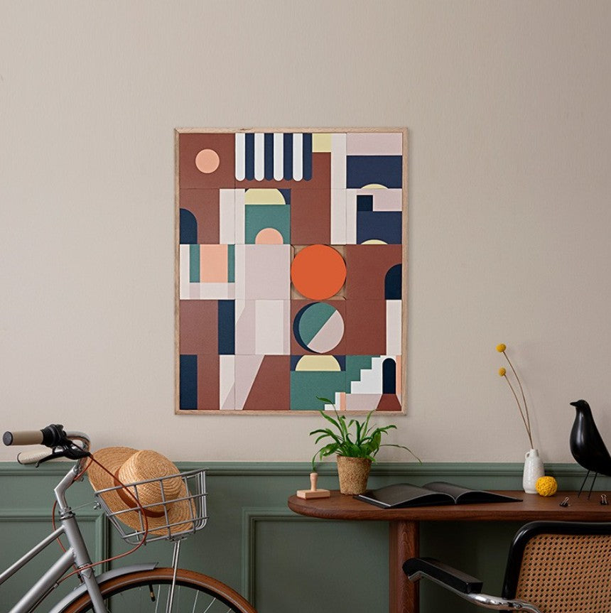 Tableau Décoratif Mural Artistique en Bois - Ariad