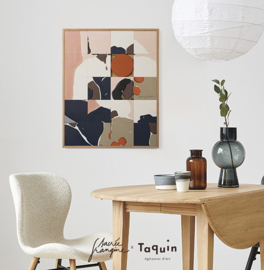 Tableau Décoratif Mural Artistique en Bois - Linen Shirt