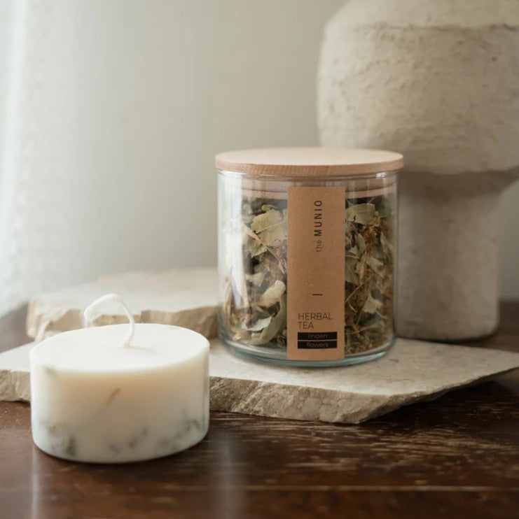 Soy wax candle - 220ml - Linden flowers