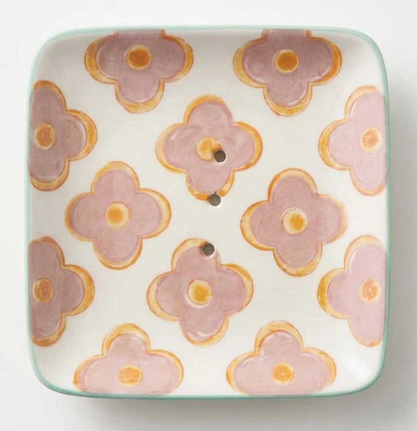 Soap Dish - Bloomtra - Pink - POR972