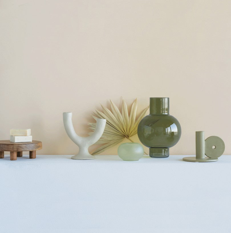 Vase Tummy - Duck green