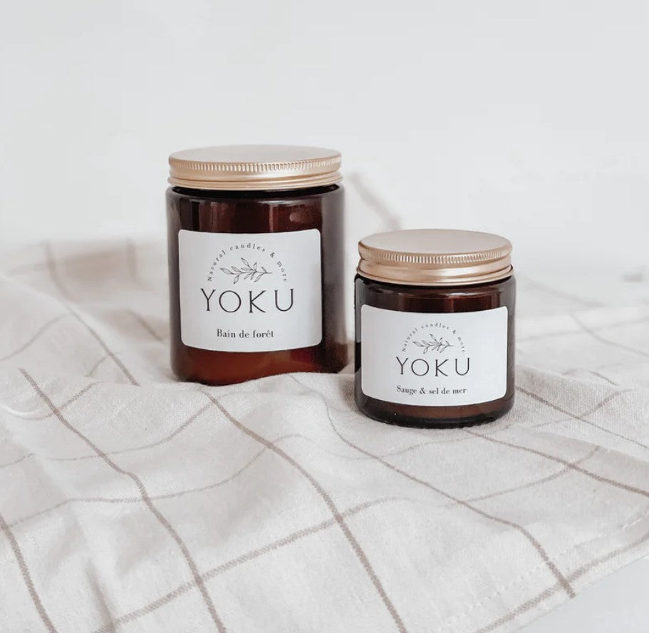 Bougie ambré - 120ml - Mangue & Abricot