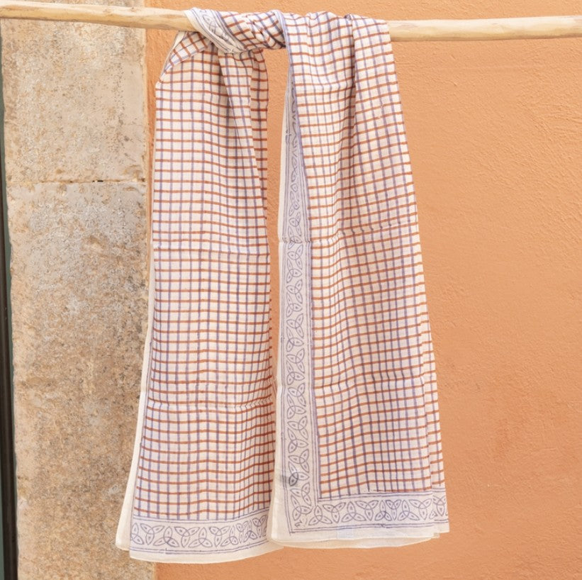 Foulard Croisette - Lilas