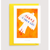 Carte postale avec enveloppe - Oiseau volant