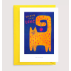 Carte postale avec enveloppe - Chat 3