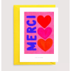 Carte postale avec enveloppe - Merci