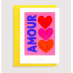 Carte postale avec enveloppe - Amour