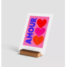 Carte postale avec enveloppe - Amour