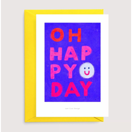 Carte postale avec enveloppe - Oh Happy Day