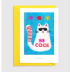 Carte postale avec enveloppe - Be Cool
