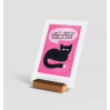 Carte postale avec enveloppe - Chat grognon